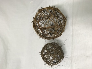 ลูกบอลตกแต่งรูปองุ่นขนาด 4 นิ้ว ลูกบอลรังนกขนาด 6 นิ้ว ลูกบอลคริสต์มาสสำหรับตกแต่งเทศกาลกลางแจ้งในสวน - Product Image 3