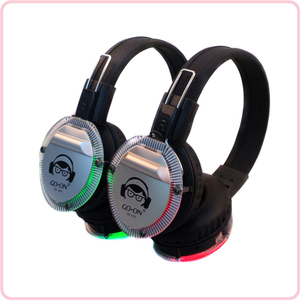 Auriculares de Disco silenciosos para reuniones, sistema de conferencia multilingüe con brillantes luces LED de 10 canales, nuevo diseño - Product Image 5