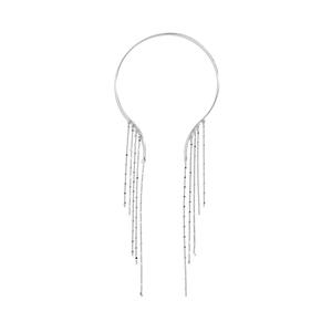 2023 Nova Chegada Moda Jóias Retro coreano longo borla aberta colarinho gargantilha pescoço cadeia redonda colar pingente colar para as mulheres - Product Image 6