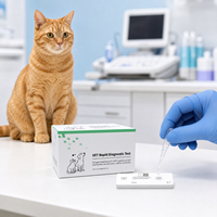 ADZIA Feline Pancreatitis Rapid Test Kit Kaset Tes Pancreatitis Kucing 10 menit Hasil Cepat OEM Veteriner Grosir Bersertifikat CE