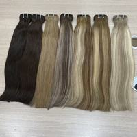 Extensions de cheveux Remy 100% naturels vietnamiens, double trame, pointes épaisses, plusieurs couleurs disponibles