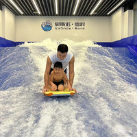Machine de simulation de surf la plus populaire ASNL-1002 Single Track Professional Edition Indoor Surf Machine One lane Surfer