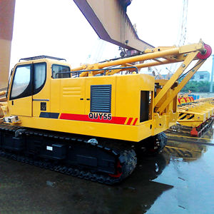 Grue sur chenilles QUY55 de haute qualité, robuste, de marque supérieure, 55 tonnes, pour conditions difficiles et travaux lourds - Product Image 3