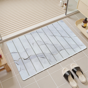 Tùy Chỉnh Sang Trọng Diatomaceous Trái Đất Hình Chữ Nhật Tắm <span class=keywords><strong>Mat</strong></span> PVC Ủng Hộ Non-Slip Thân Thiện Với Môi Nhanh Chóng Làm Khô Dễ Dàng Làm Sạch Máy Làm <span class=keywords><strong>Mat</strong></span> - Product Image 4