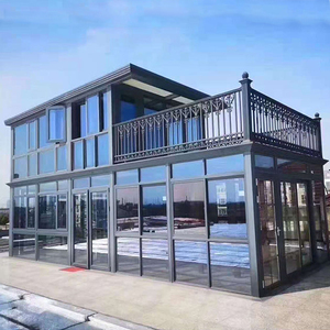 Pérgola de Techo Triangular Moderna de Aleación de Aluminio y Vidrio de Buena Calidad, <span class=keywords><strong>Precio</strong></span> Directo de Fábrica, Retráctil - Product Image 6