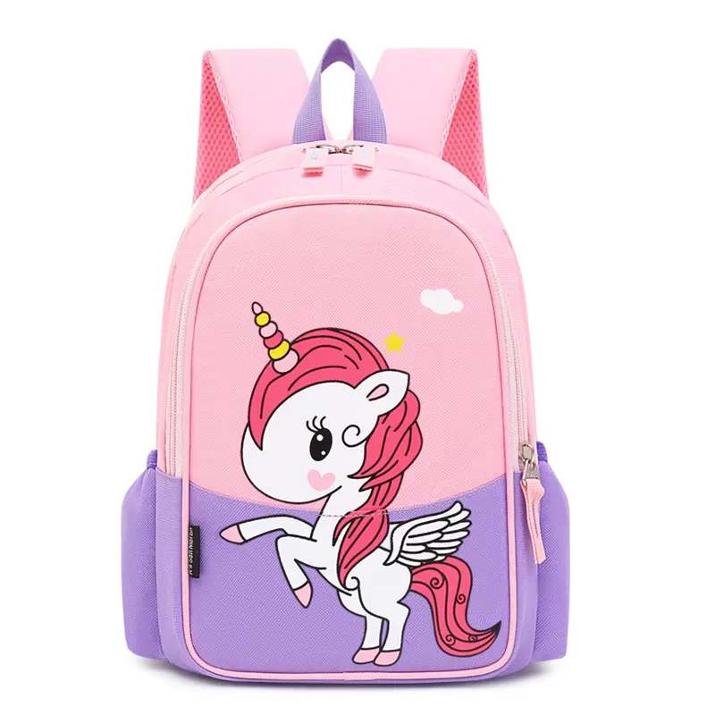 Cute Children Unicorn Gifts Nylon Cartoon Animal Kids School Backpack
