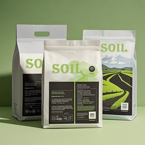 Bolsa de Plástico Personalizada de Fábrica para Productos Químicos, Sellada al Calor, para Semillas de Jardín Orgánico, 1Lb, Bolsa de Fertilizante de PE para Suelo Cálido con Fondo Plano - Product Image 2