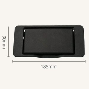 Parasol con Espejo para Mercedes Benz, 185mm X 90mm, Plástico Negro Retráctil, para Clase ML GL R W215 W164 - Product Image 1