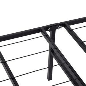 King House Bedroom Smart Base <b>Foldable</b> Modern Durable Metal Platform <b>Bed</b> <b>Frame</b> Customizable Color King Size <b>Bed</b> Base Stable - Product Image 6