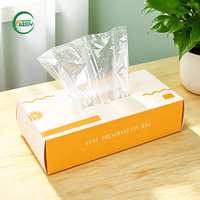 Sacs de conservation alimentaire en plastique PE gaufré avec poignées, format personnalisé, pour fruits et légumes