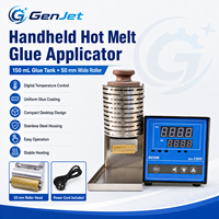 Máquina de Pegamento Termofusible Portátil de 100ml/150ml, Aplicador Manual para Sellado de Bordes de Cuero, Control Digital de Temperatura, Industrial