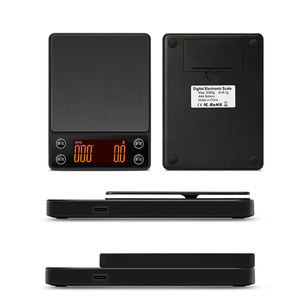 French Press Relação Café Atacado 3kg/0.1g Balanças De Cozinha Com Temporizador Balança Eletrônica De Café Balança Digital - Product Image 4