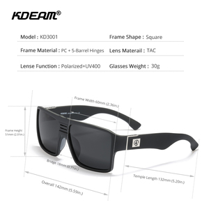 2023 NUEVO KDEAM Diseñador de alta calidad Gafas de Sol de moda Gafas de sol polarizadas UV400 Tonos occhiali <span class=keywords><strong>da</strong></span> sole KD3001 - Product Image 4