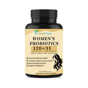 Cápsulas de Probióticos para Mujer con Mezcla de Fibra Prebiótica, Apoyo para la Salud Urinaria, Equilibrio del pH, Venta al por Mayor OEM ODM - Product Image 1
