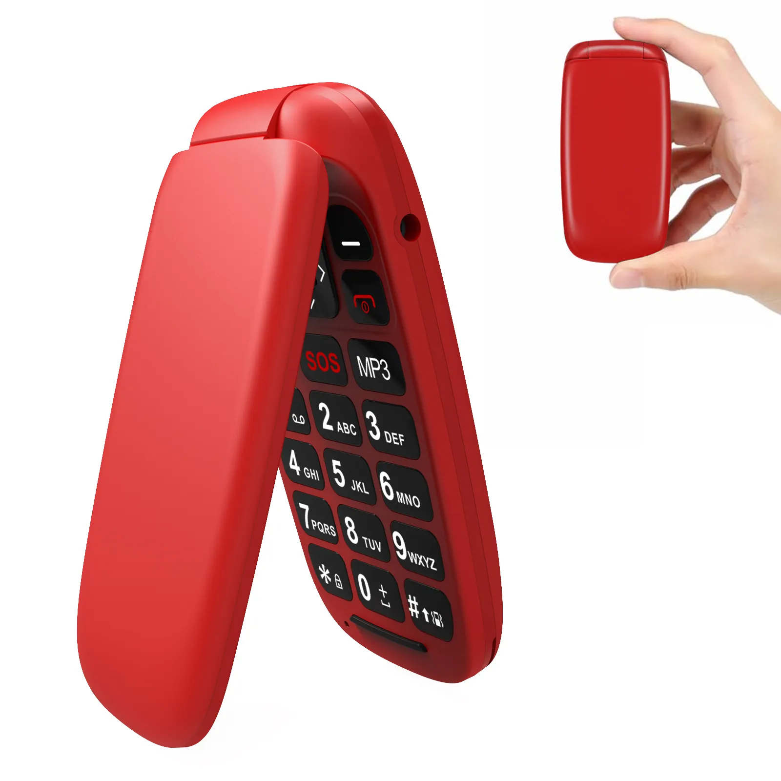 Новый модный телефон с функцией GSM, модель 1,77 дюймов, тонкий мобильный телефон с двумя Sim-картами с FM-Bluetooth, простой в использовании базовый телефон