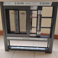 Fenêtres coulissantes en verre trempé UPVC résistant aux ouragans des Bahamas, écran pliant à persiennes, design moderne pour usage hôtelier, isolation thermique
