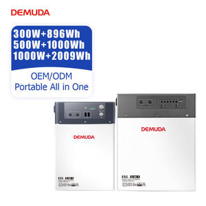 Station d'alimentation portable DEMUDA 300W 500W 1000W pour le camping, batterie Lifepo4, générateur solaire, système énergétique - Product Image 1