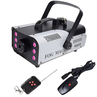 900W LED Machine à fumée RGB 6*3W 3 en 1 Couleur DJ Brouillard Machine À Fumée Sans Fil Télécommande Portable Scène Partie Machine À Brouillard