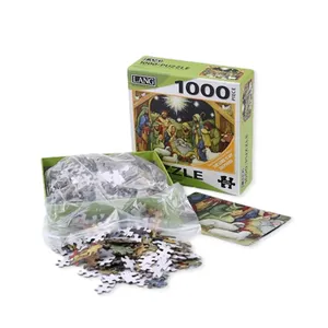 Private Label Hoge Kwaliteit Concurrerende Prijs 1000 Stuk Aanpasbare Puzzel Ontwerp Puzzel Puzzel Print 1000 Stuk