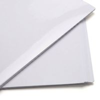 Kertas Stiker PET Transparan 8.5C Perekat Sendiri Mengkilap untuk Label Kemasan Printer Inkjet