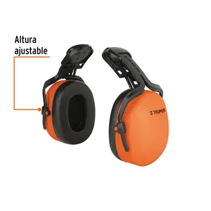 Truper หมวกนิรภัยที่ปิดหูกันหนาวแบบปรับได้คุณลักษณะด้านความปลอดภัยแบบพับได้พร้อมฟังก์ชันลดเสียงรบกวน - Product Image 2