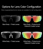 Lunettes Intelligentes IA W640 en Gros, Caméra 8MP, Photo 32MP, Vidéo 1080P, IP66, pour Cyclisme, Course, Ski, Traduction ENC