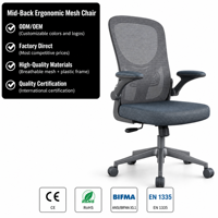 Chaise de bureau ergonomique en maille respirante ALINUNU ODM OEM avec soutien lombaire en Y