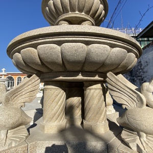 Gran fuentes al aire libre decoración de piedra de granito de agua de jardín granito swan <span class=keywords><strong>fuente</strong></span> - Product Image 4