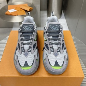 Zapatos de Diseñador de Nueva Tendencia, Zapatos Deportivos Casuales para Caminar al Aire Libre, Zapatos de Malla de Cuero Genuino con Suela de Goma, Zapatos Deportivos para Hombre - Product Image 5