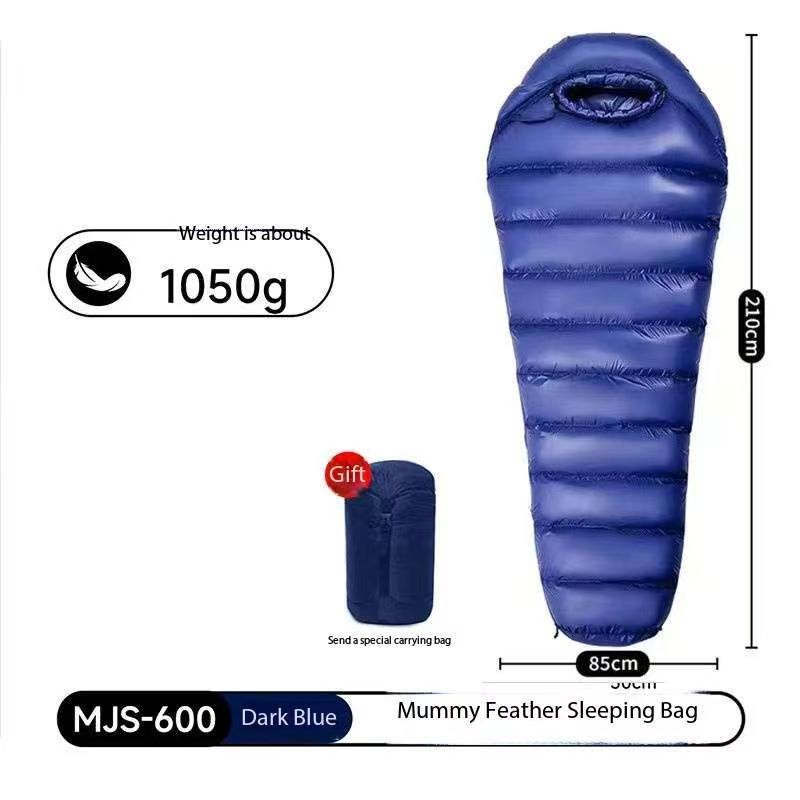 Dark blue sleeping bag 600g