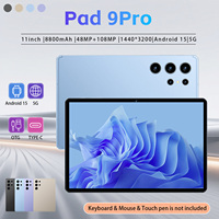 Tablet Pad 9 Pro 11 Inci 16GB1TB 108MP 8000mAh 5G Dual SIM+TF Casing Pelindung Keyboard Mouse Bisnis Kantor Profesional Global