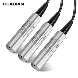 Oem IP65 nước Chiều cao xe tăng chìm mức chất lỏng Transmitter 4-20mA bồn chứa dầu LCD chìm mực nước cảm biến cho giếng sâu - Product Image 1