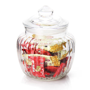 الشركة المصنعة التعبئة والتغليف الأواني الزجاجية واضحة ميسون شحذ مربى الغذاء قارورة حلوى حاوية تخزين جرة - Product Image 1