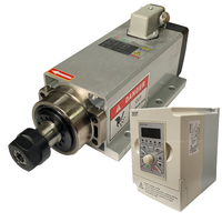 2.2kw ER20 Moteur de broche CNC refroidi par air avec roulements en céramique à bride Application de forage à grande vitesse