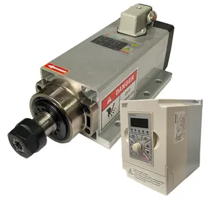 2.2kw ER20 air cooled spindle with flange ceramic bearings cnc spindle motor