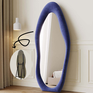 Espejo de Pared Decorativo Hecho a Mano con Diseño Moderno, Espejo de Cuerpo Entero Grande para Vestidor y Sala de Estar, Decoración del Hogar - Product Image 4