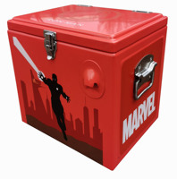 Portable 15L Métal Glacière Industrielle Rustique pour Bars Parties Voyage Camping Portable Glacière pour Halloween Mariages