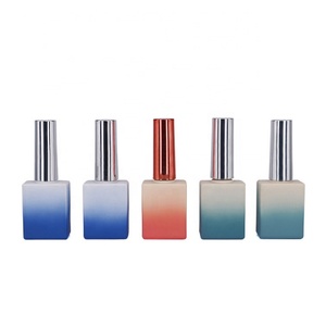 Flacon vide pour vernis à ongles en gel UV, flacon de colle à ongles, flacon carré en verre de 12 ml pour vernis à ongles - Product Image 1