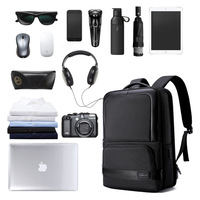 Sac à dos Oxford pour homme avec sangles à coussin d'air, étanche, port USB, grande capacité pour les voyages d'affaires et les trajets quotidiens