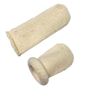 Allesd Arbeid Dik En Duurzaam Katoen Antislip Slijtage Hittebestendige Beige Vingerbedjes - Product Image 4