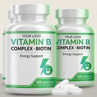 Capsules de vitamines pour la croissance des cheveux à la biotine pour adultes, pour la peau et les ongles, 60 capsules, 30 g, naturelles, OEM, ODM, étiquette privée