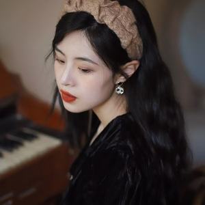 Suéter Vintage Otoño/Invierno High Headtop <span class=keywords><strong>Klein</strong></span> <span class=keywords><strong>azul</strong></span> felpa lana <span class=keywords><strong>diadema</strong></span> mujer francés accesorios para el cabello <span class=keywords><strong>diadema</strong></span> aro - Product Image 6