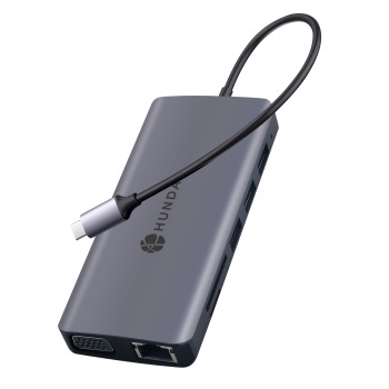 Многофункциональный адаптер Usb type-c 10 в 1, USB C 100 Вт, блок питания, адаптер с usb