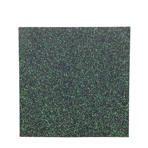 Rising Fitness Durable Eco-friendly Anti-Slip Gym <strong>Rubber</strong> Floor <strong>Mat</strong> 50x50cm 15mm Protective <strong>Flooring</strong> for Clubs - Product Image 3