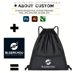 Wholesale Custom Polyester Shopping Drawstring <b>Bag</b> With Logo Promotional Nylon Carry Draw <b>String</b> Gym <b>Bag</b> Sports Backpack <b>Bag</b> - Product Image 3