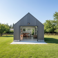 Garage modulaire ignifuge pour véhicules sécurisés, idéal pour la maison, le jardin et les écoles