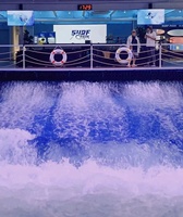 Simulateur de surf à vague artificielle commercial, intérieur/extérieur, 25x12m, prix direct usine