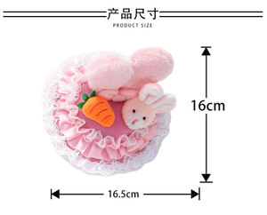 Costume de lapin de Pâques pour porche, grande taille 23 pouces, blanc, tenue festive de canard, déguisement de lapin - Product Image 6