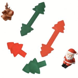 Christmas Tree Shaped Magnetic <b>Bookmark</b> PU Leather Reading Marker Page Clip Holder for Books & Journals - Product Image 5