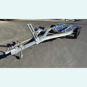 <span class=keywords><strong>Remorque</strong></span> pour <span class=keywords><strong>bateau</strong></span> en aluminium de petite taille 15 pieds (4,8 m) avec couchettes en polyéthylène, essieu simple, identification VIN CE DOT, transporteur de jet ski et de <span class=keywords><strong>bateau</strong></span> et déplacement - Product Image 3